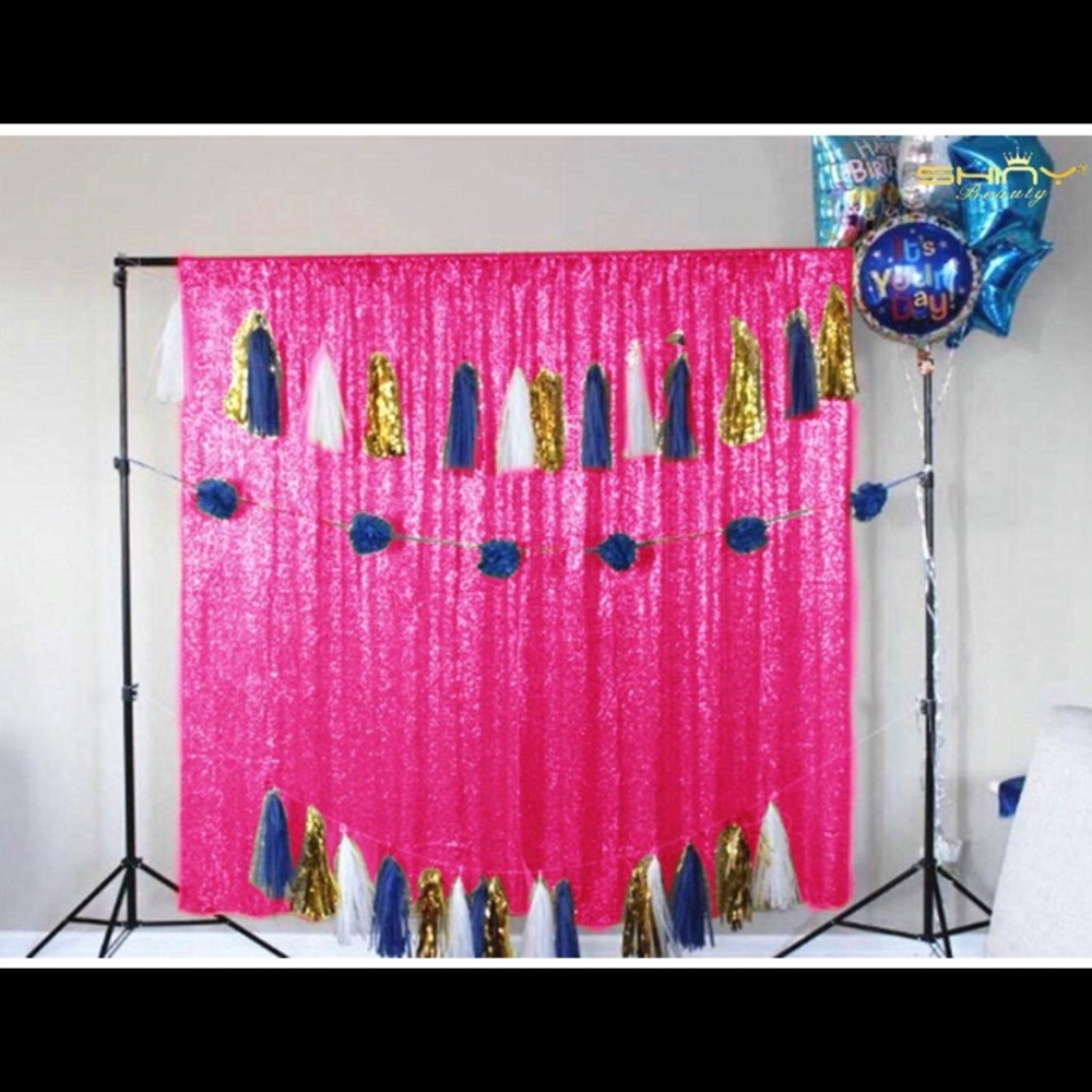 Party pink back drop!